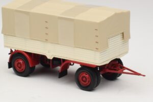 Sunkvežimio Priekaba Tentas Baltas Raudonas Minichamps 1:43 439159096 Metalas - nuotrauka 4 iš 6