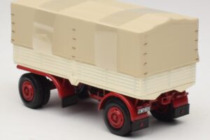 Sunkvežimio Priekaba Tentas Baltas Raudonas Minichamps 1:43 439159096 Metalas - nuotrauka 5 iš 6