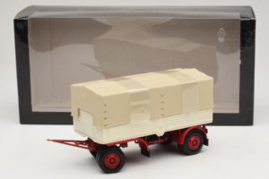 Sunkvežimio Priekaba Tentas Baltas Raudonas Minichamps 1:43 439159096 Metalas - nuotrauka 6 iš 6