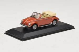Volkswagen 1200 Kabrioletas Hebmuller Raudonas Minichamps 1:43 430052032 Metalas - nuotrauka 2 iš 4