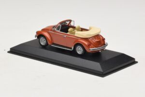 Volkswagen 1200 Kabrioletas Hebmuller Raudonas Minichamps 1:43 430052032 Metalas - nuotrauka 3 iš 4