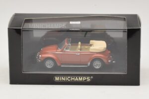 Volkswagen 1200 Kabrioletas Hebmuller Raudonas Minichamps 1:43 430052032 Metalas - nuotrauka 4 iš 4