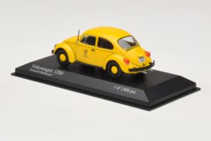 Volkswagen 1200 Deutsche Bundespost Minichamps 1:43 400057197 Metalas - nuotrauka 3 iš 4