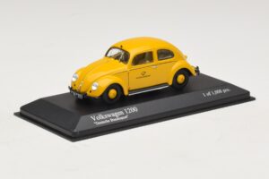 Volkswagen 1200 Export Deutsche Bundespost Minichamps 1:43 431051292 Metalas - nuotrauka 2 iš 4
