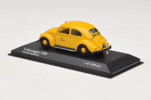 Volkswagen 1200 Export Deutsche Bundespost Minichamps 1:43 431051292 Metalas - nuotrauka 3 iš 4
