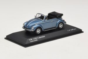 Volkswagen 1302 Kabrioletas Mėlynas Metalinis Minichamps 1:43 430055042 Metalas - nuotrauka 2 iš 4