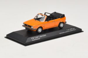 Volkswagen Golf Mk1 Kabrioletas Oranžinis Minichamps 1:43 400055131 Metalas - nuotrauka 2 iš 4