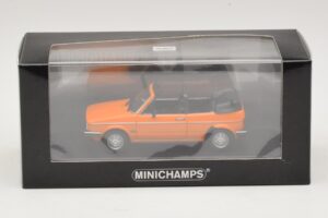 Volkswagen Golf Mk1 Kabrioletas Oranžinis Minichamps 1:43 400055131 Metalas - nuotrauka 4 iš 4