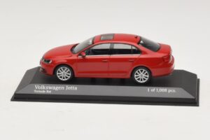 Volkswagen Jetta Mk6 Raudonas Minichamps 1:43 400059001 Metalas