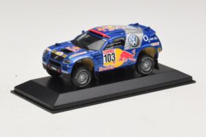 Volkswagen Race Touareg #103 B. Saby / R. Perin Winner Rally Por Las Pampas 2005 Pakaitinė Dėžė Minichamps 1:43 436055303-R1  - nuotrauka 2 iš 4