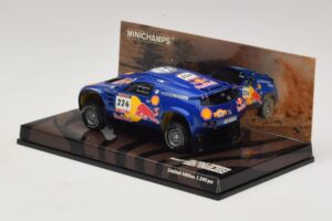 Volkswagen Race Touareg Red Bull #224 B. Saby / Stevenson Dakar Rally 2005 Minichamps 1:43 436045324 Metalas - nuotrauka 3 iš 5