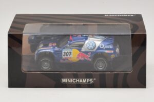 Volkswagen Race Touareg Red Bull #307 B. Saby / M. Perin Dakar Rally 2005 Minichamps 1:43 436055307 Metalas - nuotrauka 5 iš 5