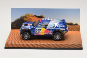 Volkswagen Race Touareg Red Bull #307 Platintojo Leidimas 2005 Minichamps 1:43 7LO099400PD307 Metalas