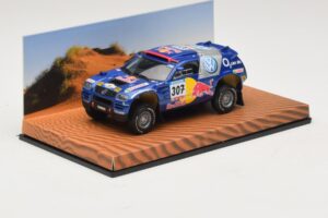 Volkswagen Race Touareg Red Bull #307 Platintojo Leidimas 2005 Minichamps 1:43 7LO099400PD307 Metalas - nuotrauka 2 iš 5