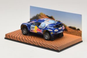 Volkswagen Race Touareg Red Bull #307 Platintojo Leidimas 2005 Minichamps 1:43 7LO099400PD307 Metalas - nuotrauka 3 iš 5
