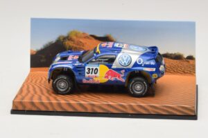 Volkswagen Race Touareg Red Bull #310 Platintojo Leidimas 2005 Minichamps 1:43 7LO099400PD310 Metalas