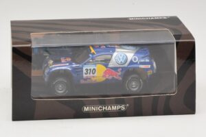 Volkswagen Race Touareg Red Bull #310 J. Kleinschmidt / F. Pons Dakar Rally 2005 Minichamps 1:43 436055310 Metalas - nuotrauka 5 iš 5