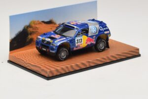 Volkswagen Race Touareg Red Bull #313 Platintojo Leidimas 2005 Minichamps 1:43 7LO099400PD313 Metalas - nuotrauka 2 iš 5