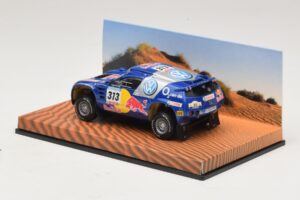Volkswagen Race Touareg Red Bull #313 Platintojo Leidimas 2005 Minichamps 1:43 7LO099400PD313 Metalas - nuotrauka 3 iš 5