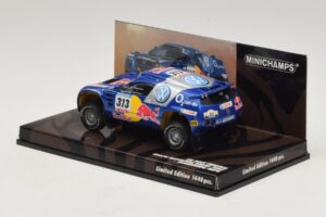 Volkswagen Race Touareg Red Bull #313 J. Kankkunen / J. Repo Dakar Rally 2005 Minichamps 1:43 436055313 Metalas - nuotrauka 3 iš 5