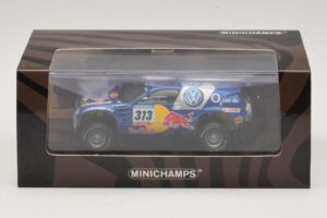 Volkswagen Race Touareg Red Bull #313 J. Kankkunen / J. Repo Dakar Rally 2005 Minichamps 1:43 436055313 Metalas - nuotrauka 5 iš 5