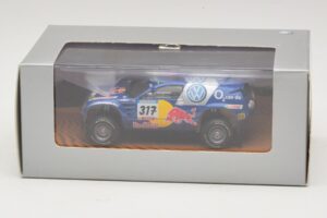 Volkswagen Race Touareg Red Bull #317 Platintojo Leidimas 2005 Minichamps 1:43 7LO099400PD317 Metalas - nuotrauka 5 iš 5