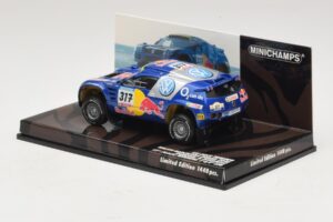 Volkswagen Race Touareg Red Bull #317 Gordon / von Zitzewitz Dakar Rally 2005 Minichamps 1:43 436055317 Metalas - nuotrauka 3 iš 5