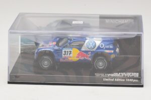 Volkswagen Race Touareg Red Bull #317 Gordon / von Zitzewitz Dakar Rally 2005 Minichamps 1:43 436055317 Metalas - nuotrauka 4 iš 5