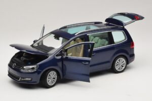Volkswagen Sharan Blue Metallic Minichamps 1:18 110051000 Metalas - nuotrauka 2 iš 8