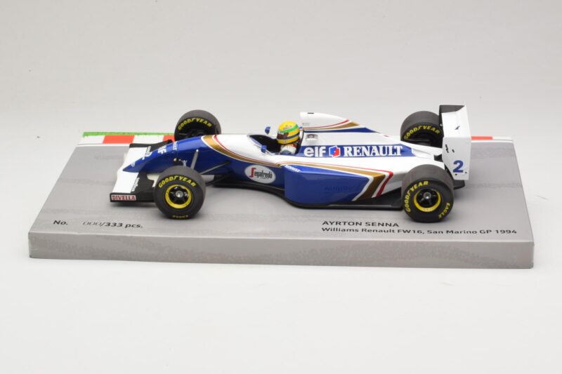 Williams FW16 Renault #2 A. Senna San Marino GP 1994 Minichamps 1:18 543941833 Metalas