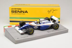 Williams FW16 Renault #2 A. Senna San Marino GP 1994 Minichamps 1:18 543941833 Metalas - nuotrauka 6 iš 7