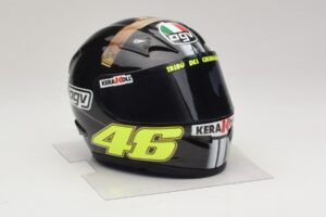 Šalmas AGV V. Rossi MotoGP Jerez Test 2007 Minichamps 1:2 327070046 Metalas - nuotrauka 5 iš 7