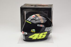 Šalmas AGV V. Rossi MotoGP Jerez Test 2007 Minichamps 1:2 327070046 Metalas - nuotrauka 6 iš 7