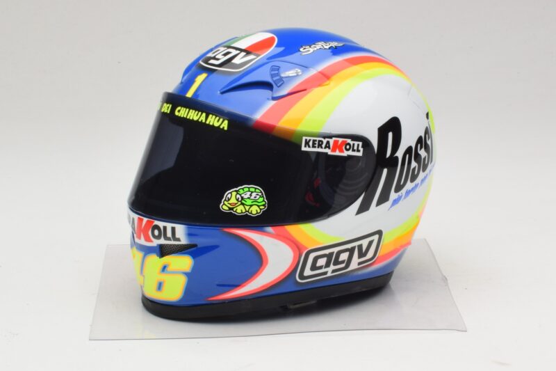 Šalmas AGV V. Rossi MotoGP Sepang 2005 Minichamps 1:2 327050066 Metalas