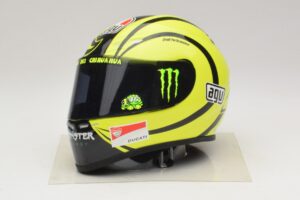 Šalmas AGV V. Rossi MotoGP Valencia Test 2009 Minichamps 1:2 Šalmas AGV V. Rossi MotoGP Valencia Test 2009 Minichamps 1:2 327100066 Metalas