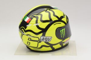 Šalmas AGV V. Rossi MotoGP Valencia Test 2009 Minichamps 1:2 327100066 Metalas - nuotrauka 4 iš 7