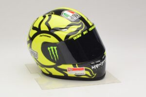 Šalmas AGV V. Rossi MotoGP Valencia Test 2009 Minichamps 1:2 327100066 Metalas - nuotrauka 5 iš 7