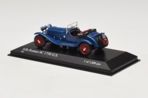 Alfa Romeo 6C 1750 G.S. Mėlynas Minichamps 1:43 400120431 Metalas - nuotrauka 3 iš 5