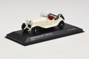 Alfa Romeo 6C 1750 G.S. Baltas Minichamps 1:43 400120430 Metalas - nuotrauka 2 iš 5