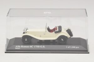 Alfa Romeo 6C 1750 G.S. Baltas Minichamps 1:43 400120430 Metalas - nuotrauka 4 iš 5