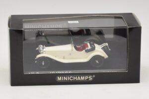 Alfa Romeo 6C 1750 G.S. Baltas Minichamps 1:43 400120430 Metalas - nuotrauka 5 iš 5