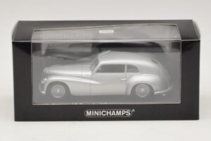Alfa Romeo 6C 2500 Freccia d'Oro Sidabrinis Minichamps 1:43 400120480 Metalas - nuotrauka 5 iš 5