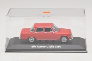 Alfa Romeo Giulia 1600 Raudonas Maxichamps 1:43 940120901 Metalas - nuotrauka 4 iš 5