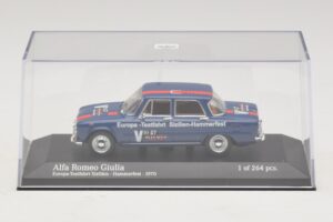 Alfa Romeo Giulia Europa-Testfahrt Sizilien-Hammerfest Minichamps 1:43 400120905 Metalas - nuotrauka 4 iš 5