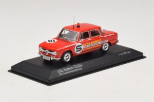 Alfa Romeo Giulia ONS Rennstreckensicherung 1973 Minichamps 1:43 400120994 Metalas - nuotrauka 2 iš 5