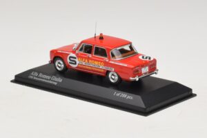 Alfa Romeo Giulia ONS Rennstreckensicherung 1973 Minichamps 1:43 400120994 Metalas - nuotrauka 3 iš 5