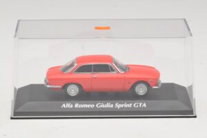 Alfa Romeo Giulia Sprint GTA Raudonas Maxichamps 1:43 940120440 Metalas - nuotrauka 4 iš 5