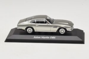Aston Martin DBS Sidabrinis Maxichamps 1:43 940137600 Metalas