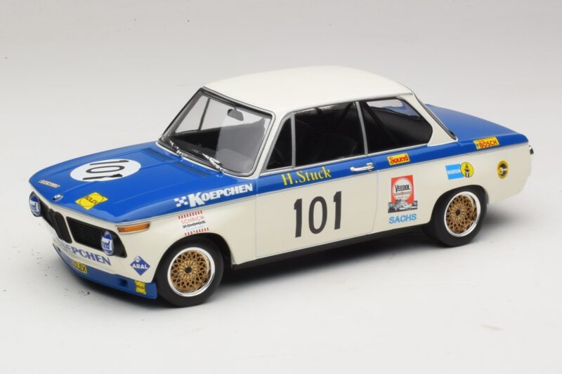 BMW 2002 #101 Koepchen H-J. Stuck Internationales ADAC 500km Eifelpokalrennen 1971 Minichamps 1:18 155702701 Metalas