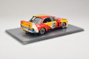 BMW 3.0 CSL Art Car Alexander Calder #51 H. Poulain / S. Posey / J. Guichet 24 Hours of Le Mans 1975 Minichamps 1:18 80430150 - nuotrauka 2 iš 7